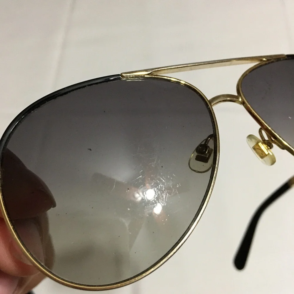 Kate Spade Amarissa/S Gold Aviator Sunglasses Gold Frame RHLDX 59-12-135